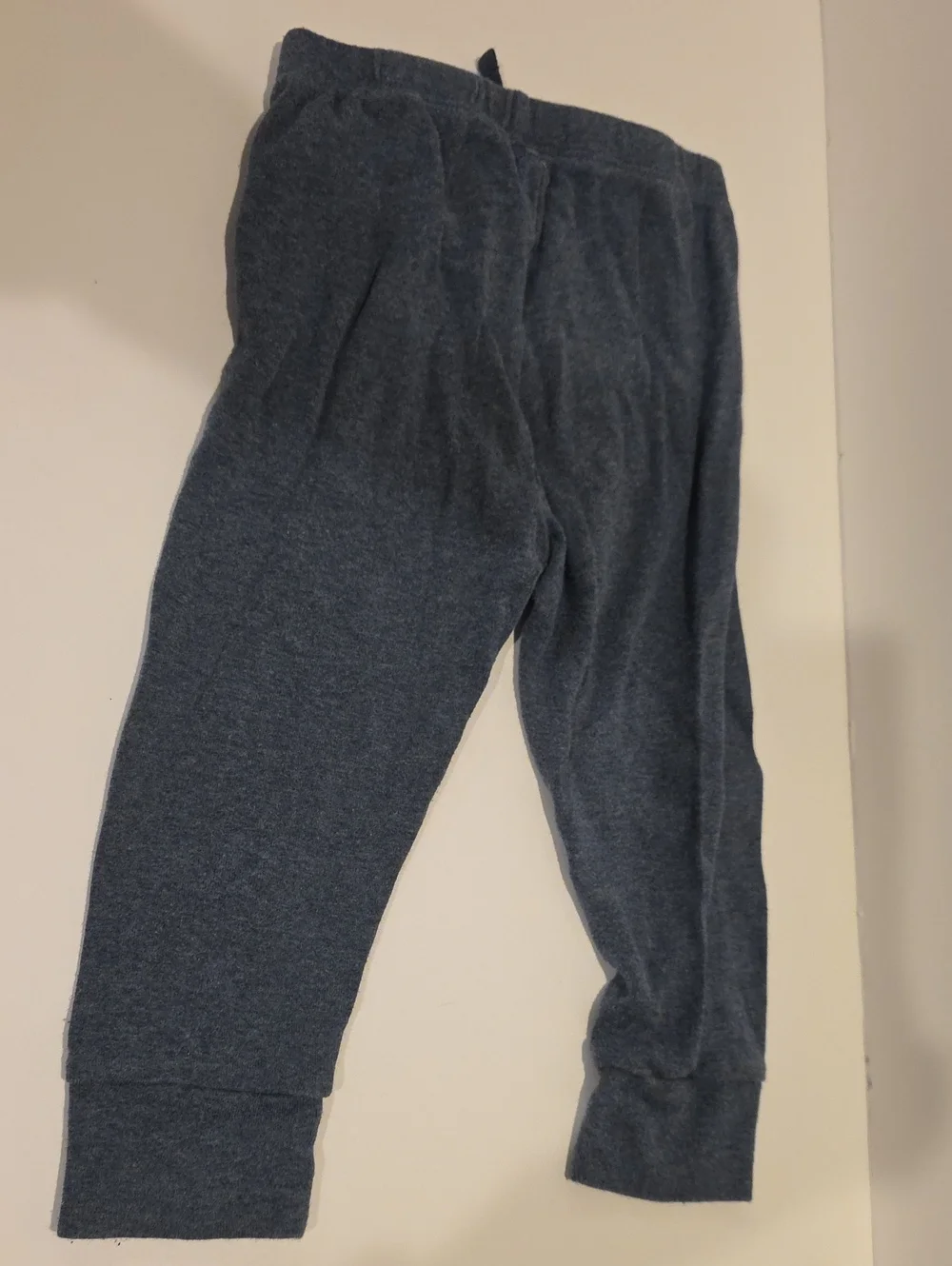 Baby Gap Size 18- 24 Months Kids Cozy Blue Knit Jogger Pants 100% Cotton